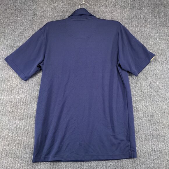 Pro Edge Men's Polo Shirt Blue Medium Short Sleeve Pullover Notre Dame Irish - Picture 6 of 14